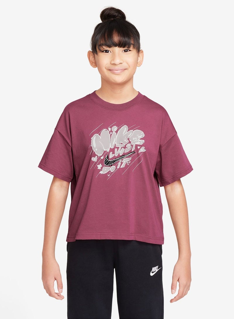 Nike Nsw Essential Doodle Graphic T-Shirt - Image 3